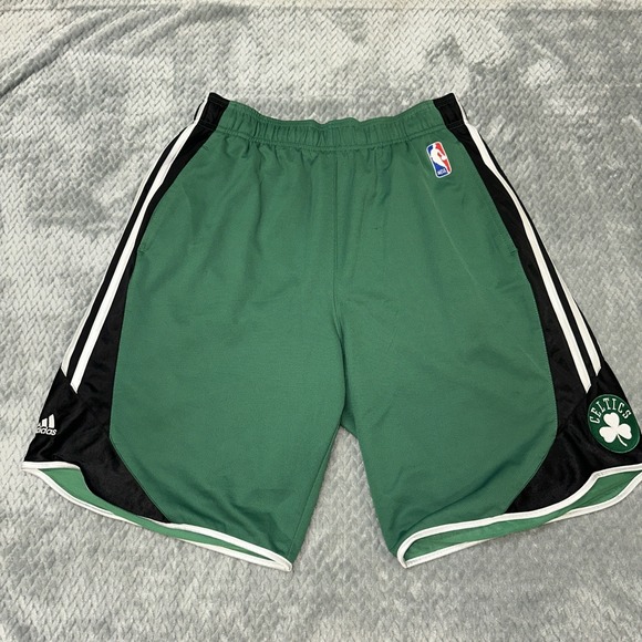 adidas Other - Boston Celtics Shorts Mens M Swingman NBA Adidas Basketball Shamrock Green Black